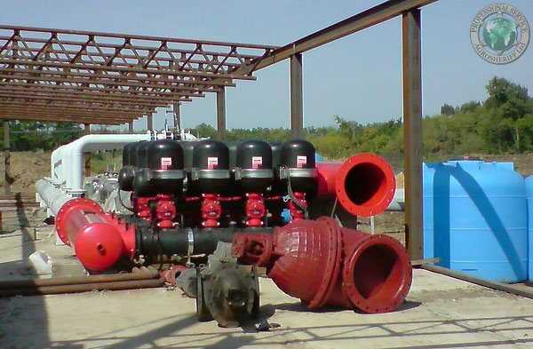 construction of pumping station