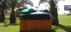 New containers for rubbish