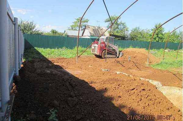 Backfilling ground